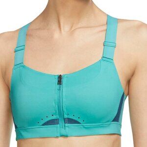 Nike Dri-FIT Alpha Padded Front-Zip High-Support Sports Bra Sz X-Small